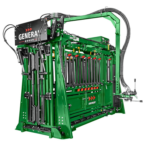 The General Feedlot Hydraulic Cattle Chute