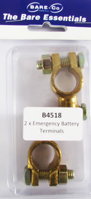 Bare-Co B4518- Emergency Battery Terminal 2 P