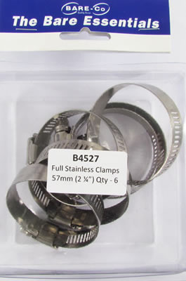 Bare-Co B4527- Full Stainless Clamps 57 Mm