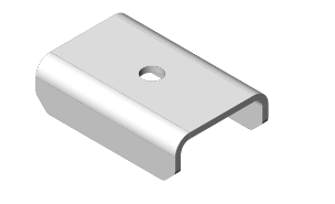 Vermeer 510504095- Clamp Bottom Guide