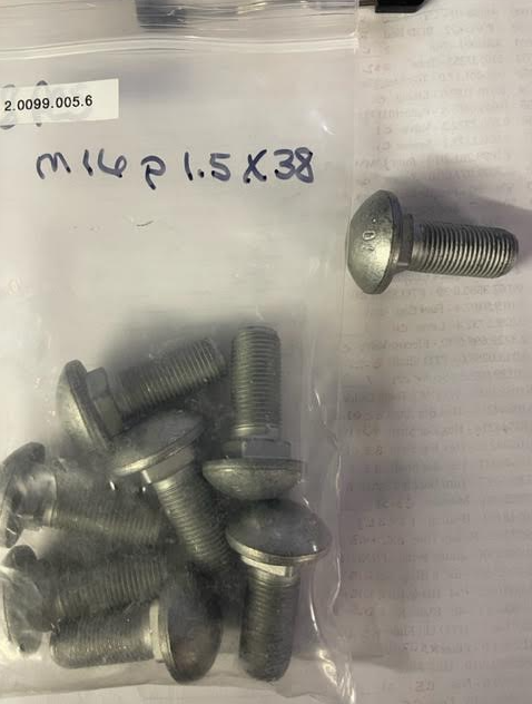 Deutz-Fahr 2.0099.005.6- Screw M16P 1.5 X 38