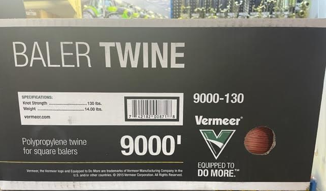 Vermeer 9000-130- 9K Square Bale Twine p/n: 104194009