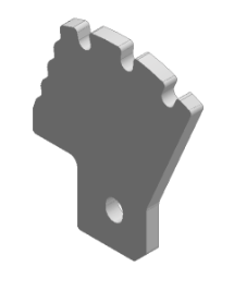 Vermeer 510567642- Plate Tine Clamp