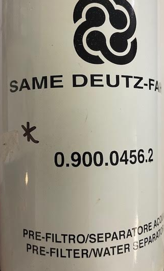 Deutz-Fahr 0.900.0456.2- Fuel Filter Element