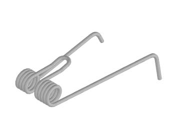 Vermeer 510543253- Tine Hook LH CCW Black TE 1710, 2510 & 3310