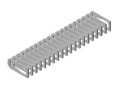 Vermeer 510506475- Blade Assembly CW 20 Pk - Clips Included