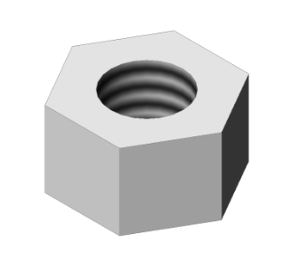 Vermeer 510315501- Hex Nut .38-16