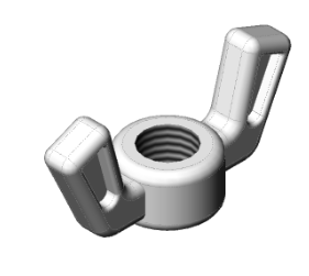 Vermeer 510500501- Wing Nut Locking 5-16"