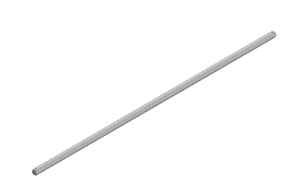 Vermeer 510544209- Hex Bar Driveshaft - L
