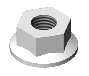 Vermeer 507085012- Locking Hex Nut M12-1.
