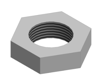 Vermeer 506042024- Jam Hex Nut M24