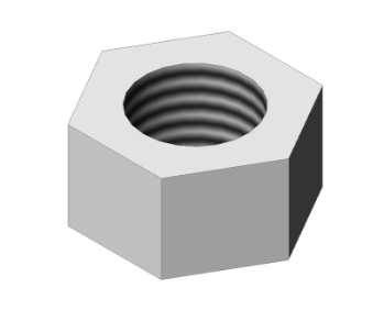 Vermeer 15354001- Nut - TLHEX-.44-20C