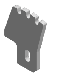 Vermeer 510549651- Plate 3 Position Tine Clamp