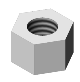 Vermeer 510317501- Nut - Tlhex .50-13-8