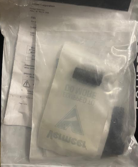 Vermeer AK011019- Lubrication Pump Drive Hardware Kit