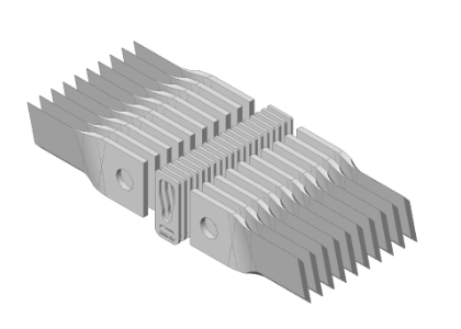 Vermeer 510514250- 10 Cw -10 Ccw Blades