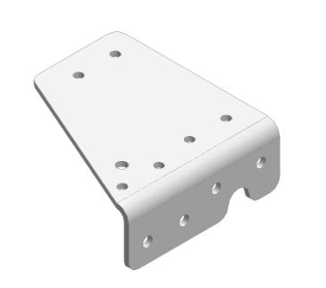 Vermeer 510555763- Bracket End Drive Rear