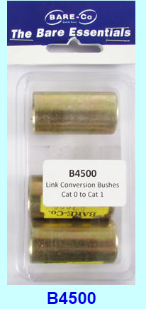 Bare-Co B4500- Link Conversion Bushings CAT 0 - 1