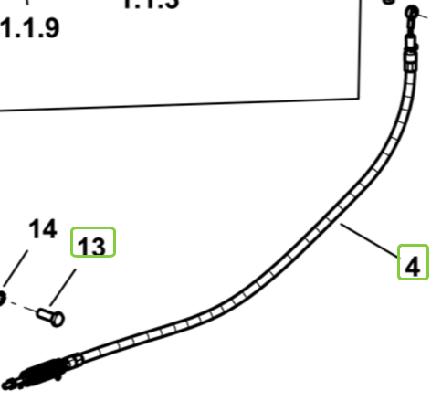 Deutz-Fahr 0.027.1728.4- PTO Cable