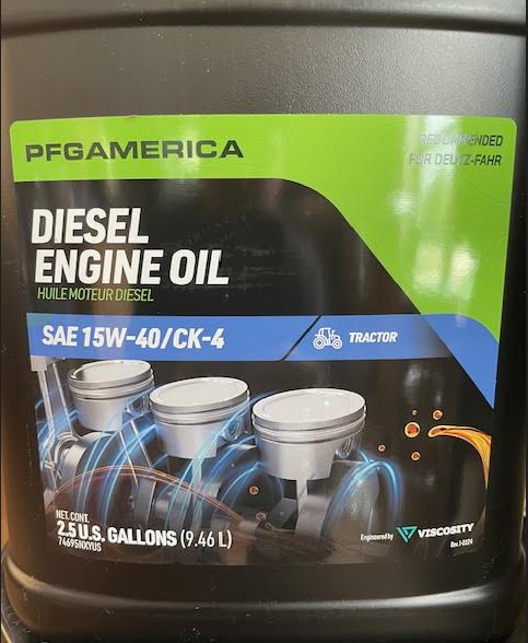 74695NXYUS- PFG EO 15W40 CK-4 (2.5) Gal Motor Oil