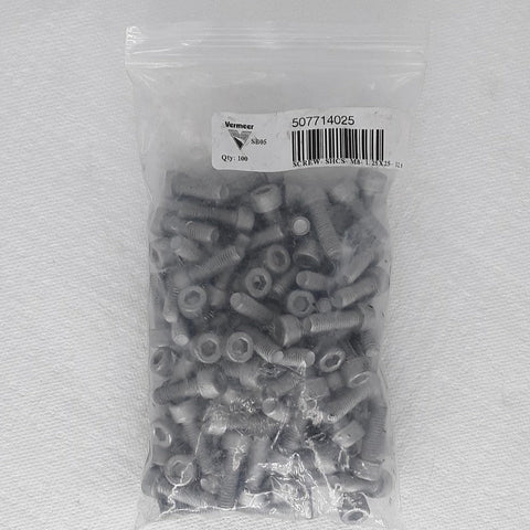 Vermeer 507714025- Bolt M8-1.25 X 25