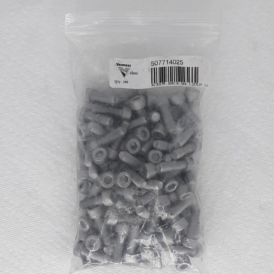 Vermeer 507714025- Bolt M8-1.25 X 25