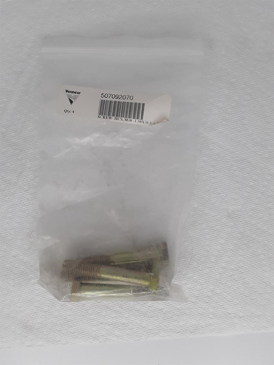 Vermeer 507092070- Screw M10 - 1.50 X 70