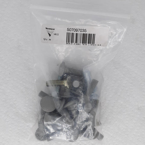 Vermeer 507097035- Carriage Bolt M10 1.5 x 35