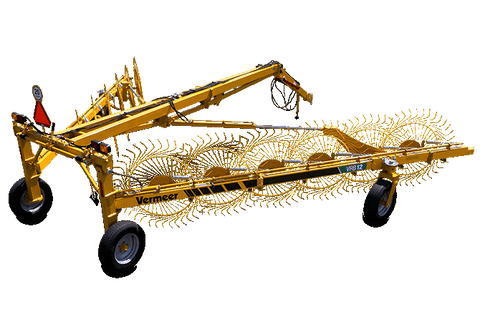 VRB12 High-Capacity Bifold Wheel Rake
